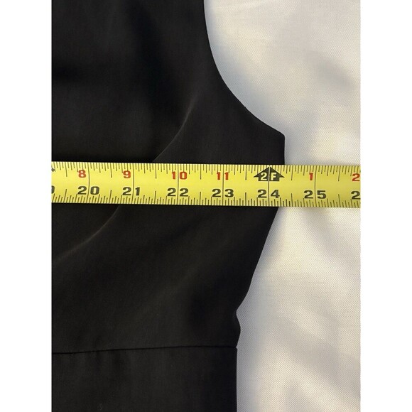 LAUREN RALPH LAUREN Women's Black V-Neck Sheath Dress 20W Cap Sleeve Cocktail - Picture 10 of 11